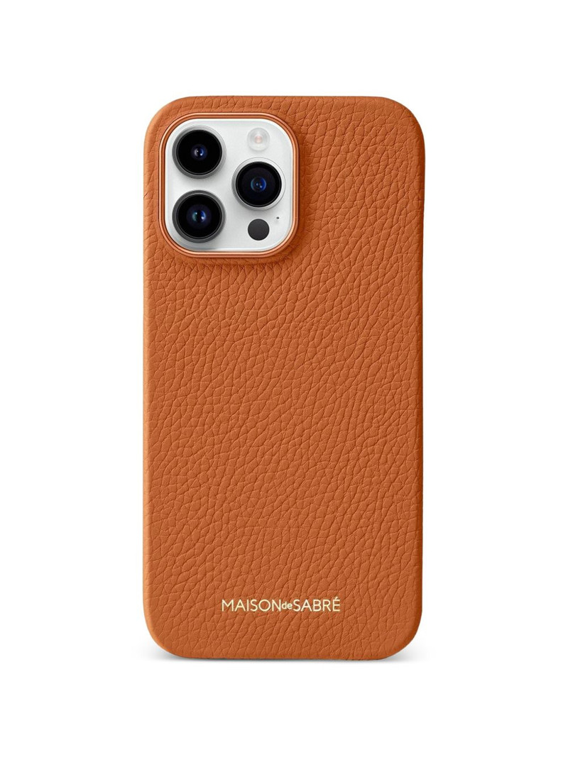 leather iPhone 15 Pro Max case 1
