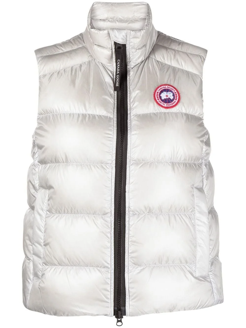 Cypress logo-patch padded gilet - 1