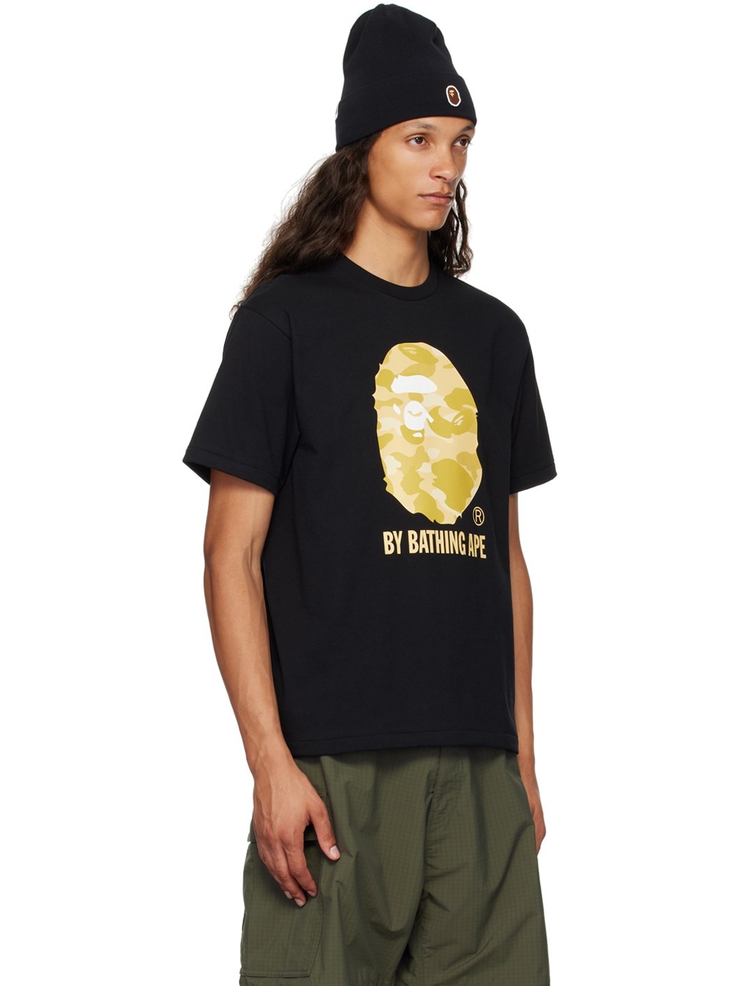 Black Color Camo 'By Bathing Ape' T-Shirt - 2