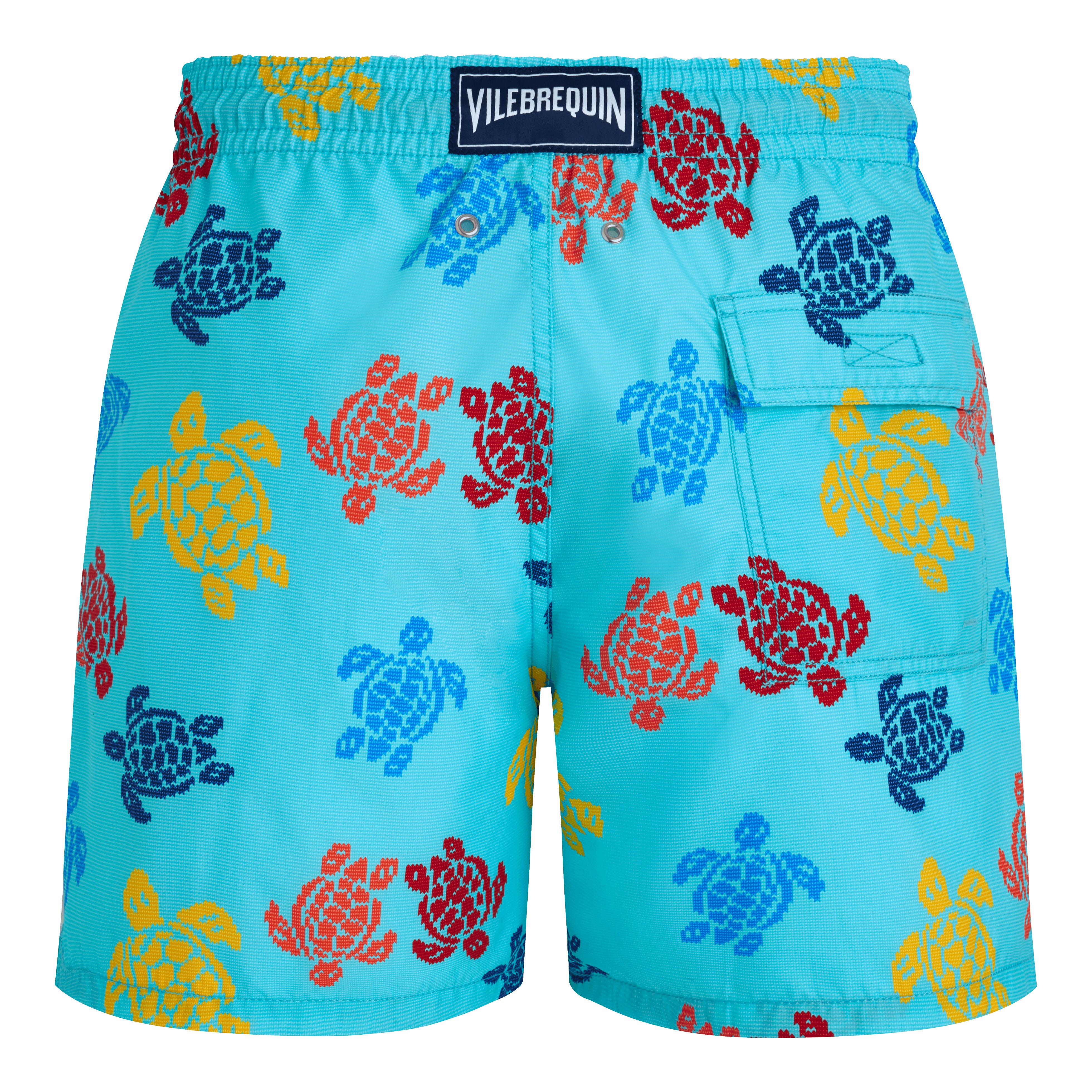 Men Swim Shorts Ronde des Tortues Tricot - Vilebrequin x Falke - 2