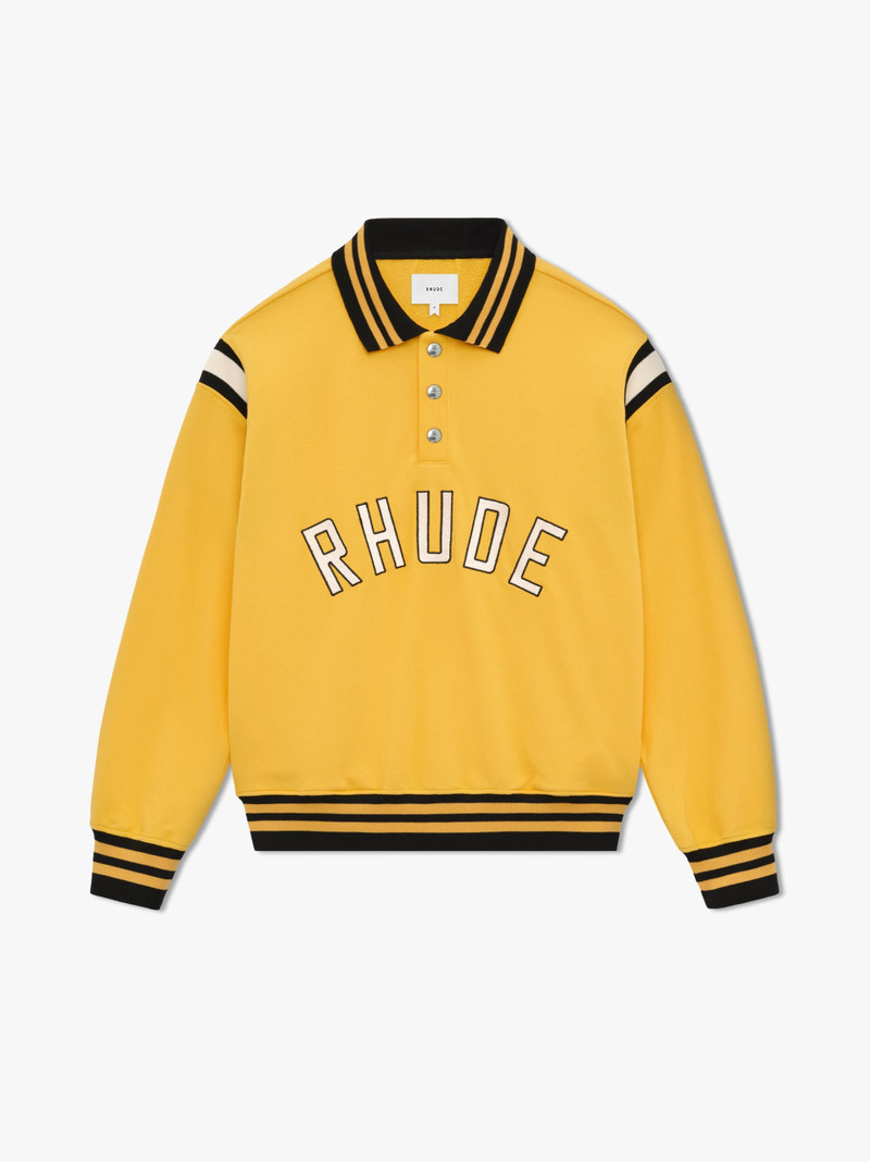 RHUDE LS WARM UP POLO 1