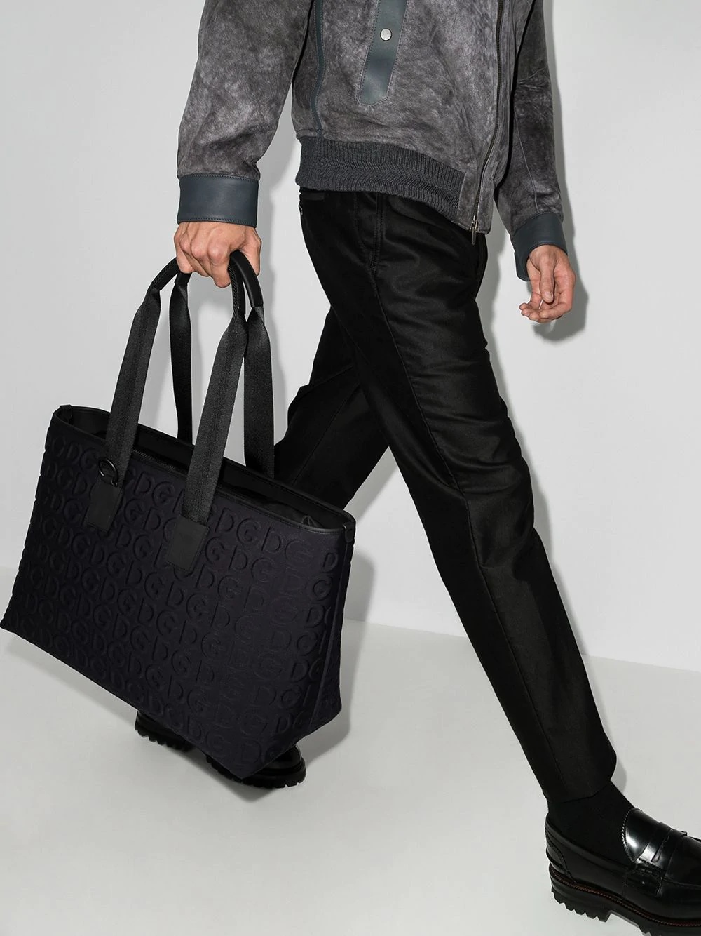 Palermo Tecnico logo-embossed holdall bag - 2