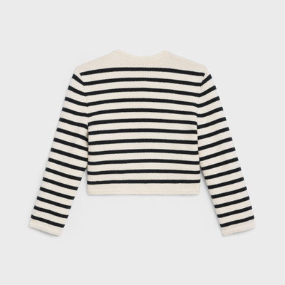 CELINE “CHASSEUR” JACKET IN STRIPED WOOL outlook