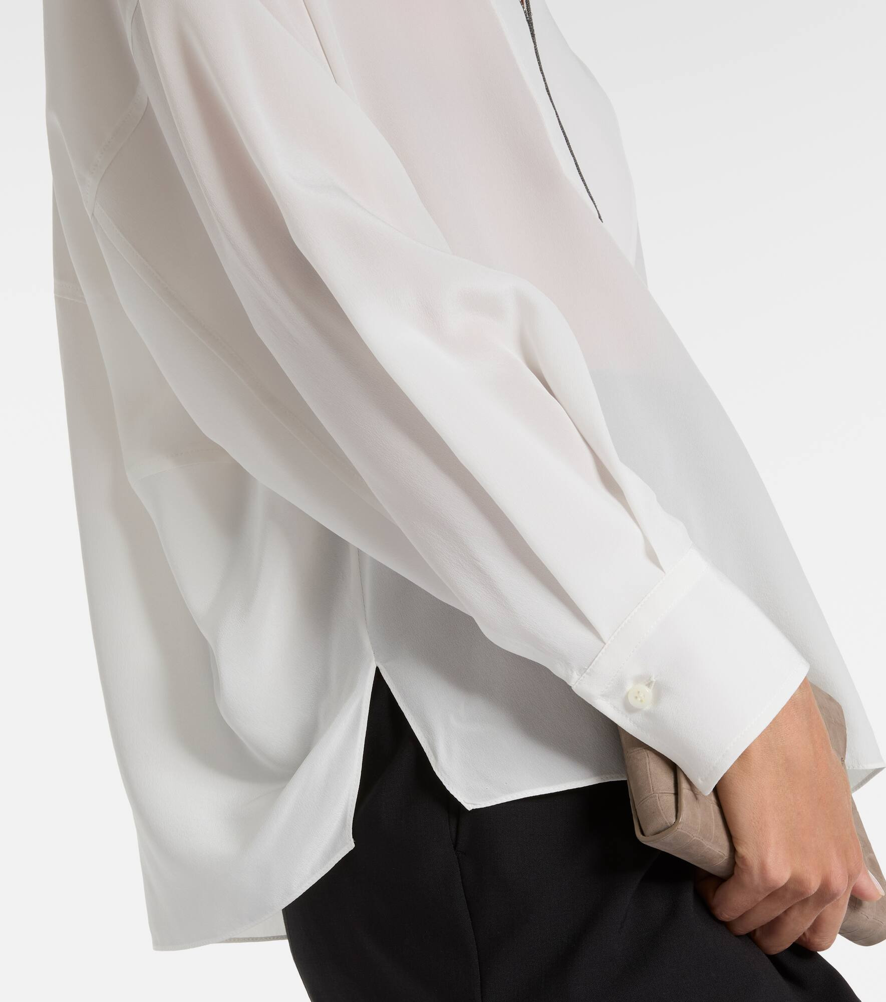 Monili silk blouse - 5