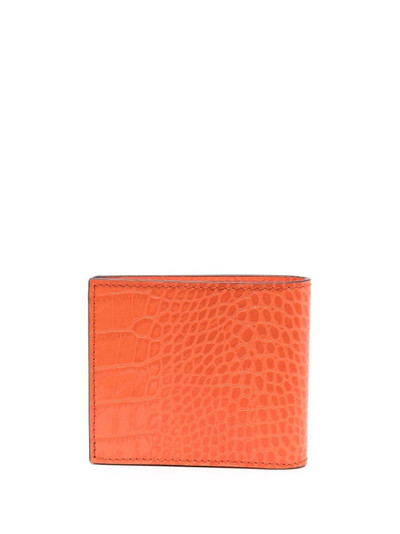 Moschino leather logo-lettering wallet outlook
