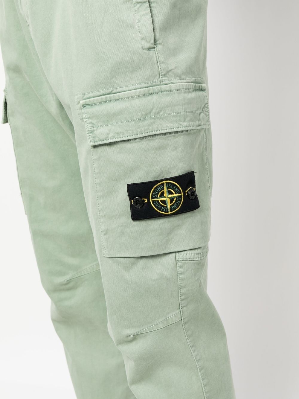 Compass-patch cargo trousers - 5