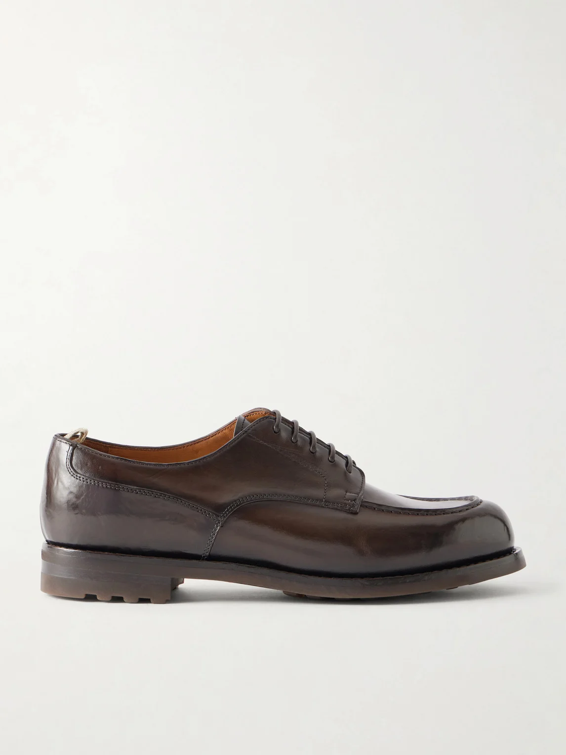 Balata Flexi 001 Textured Leather Derby Shoes - 1