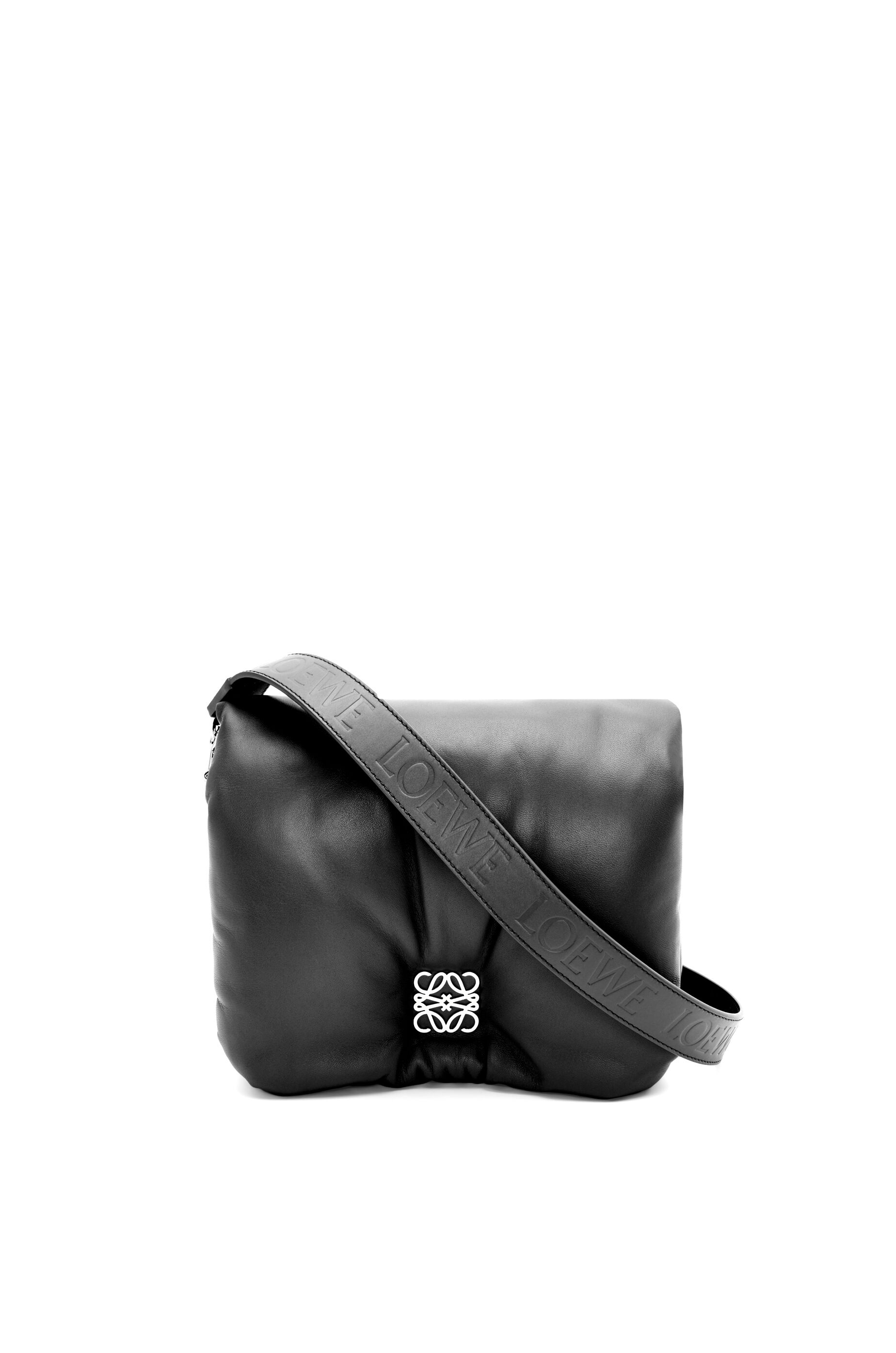ショルダーバッグ・ポシェット LOEWE Mini Puffer Goya Bag in Shiny Nappa Lambskin in Black Mini Goya Puffer bag in shiny nappa lambskin Black - LOEWE