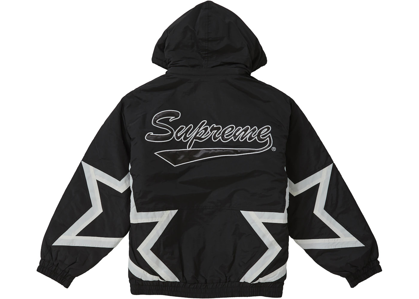 Supreme Stars Puffy Jacket Black - 3