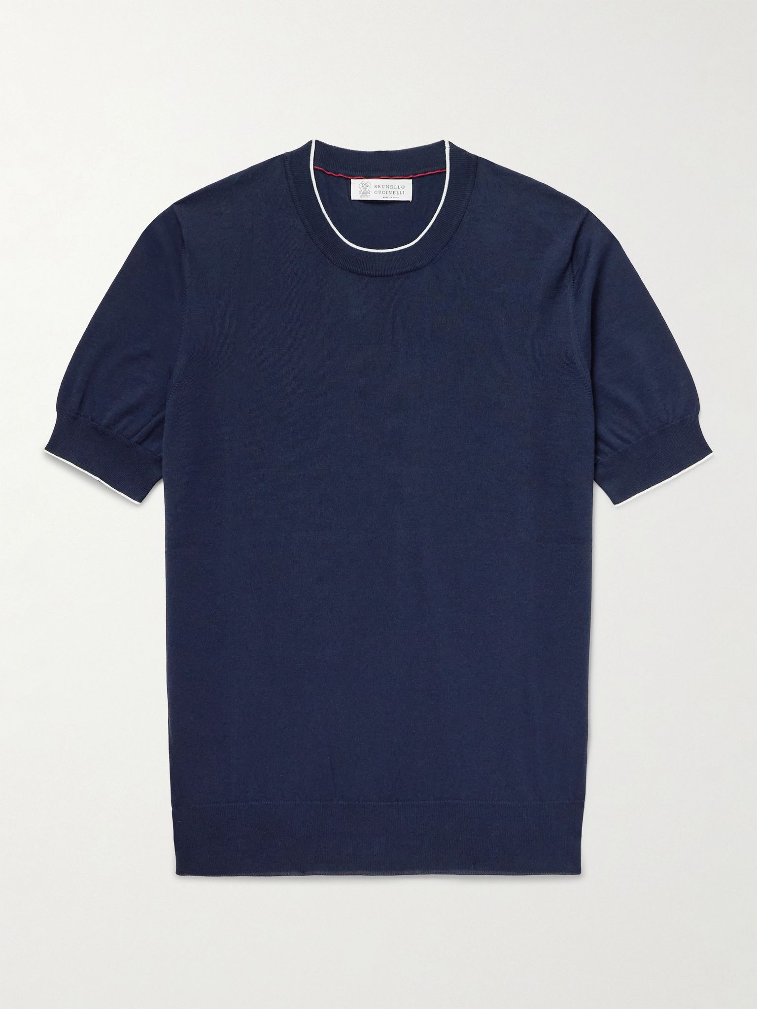 Cotton T-Shirt Blue - 1