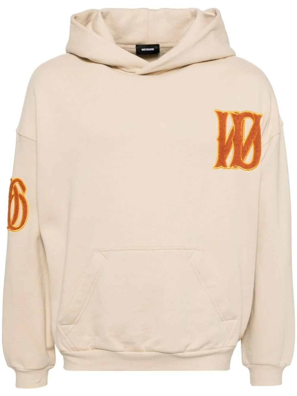 logo-patch hoodie - 1