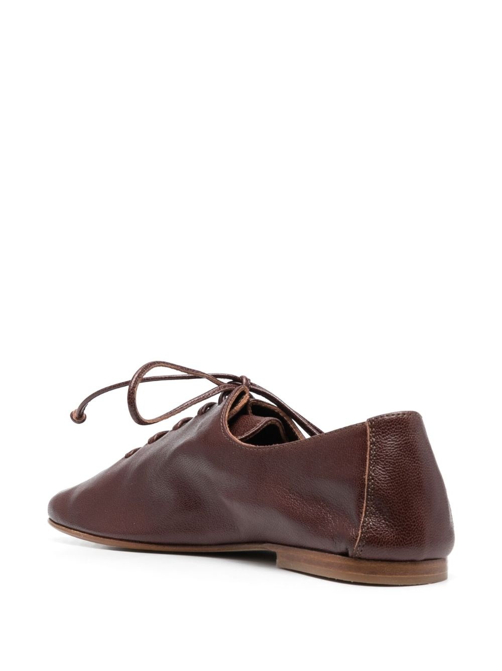 Plegada leather lace-up shoes - 3