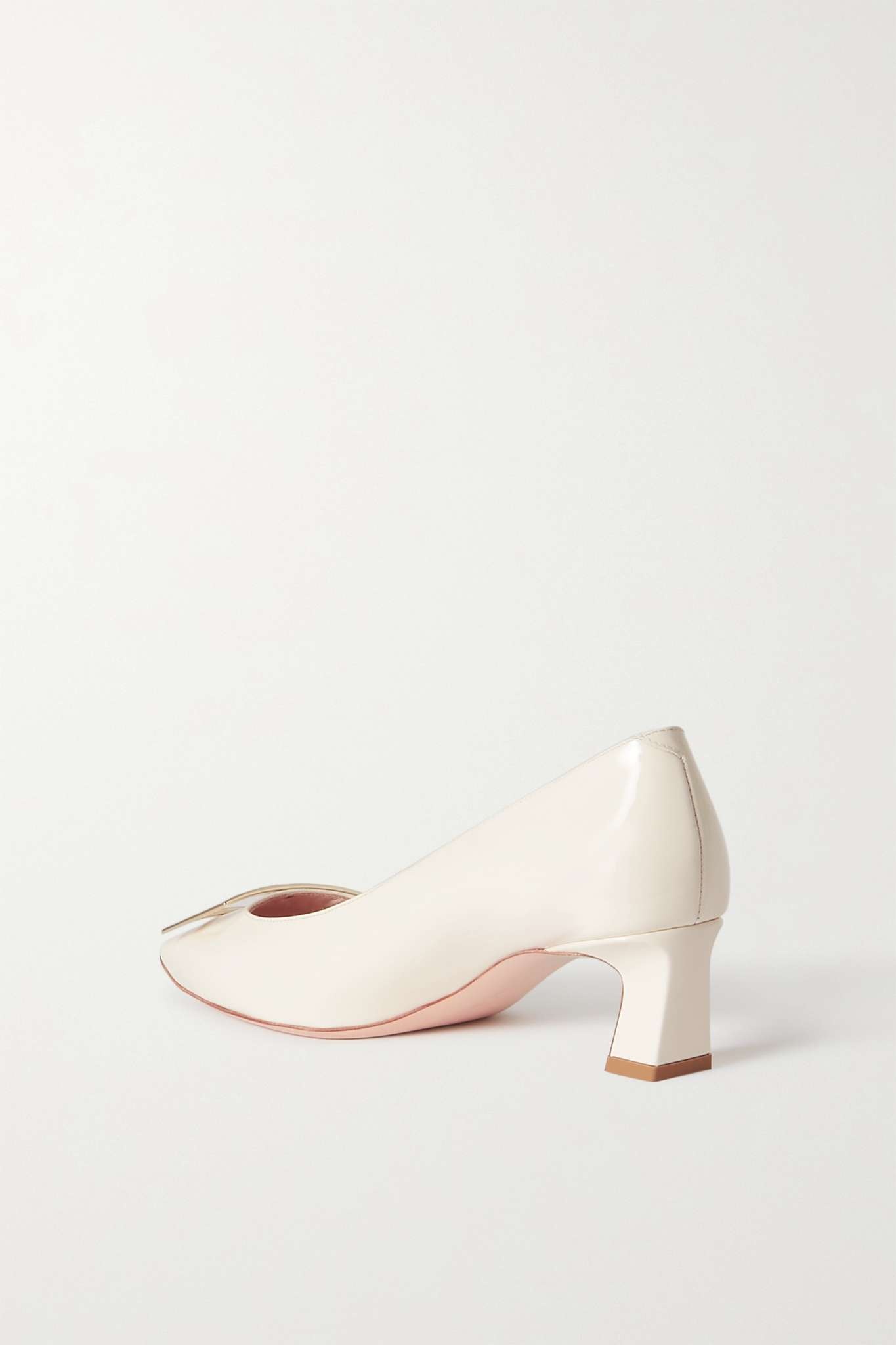 Decollete Trompette patent-leather pumps - 3