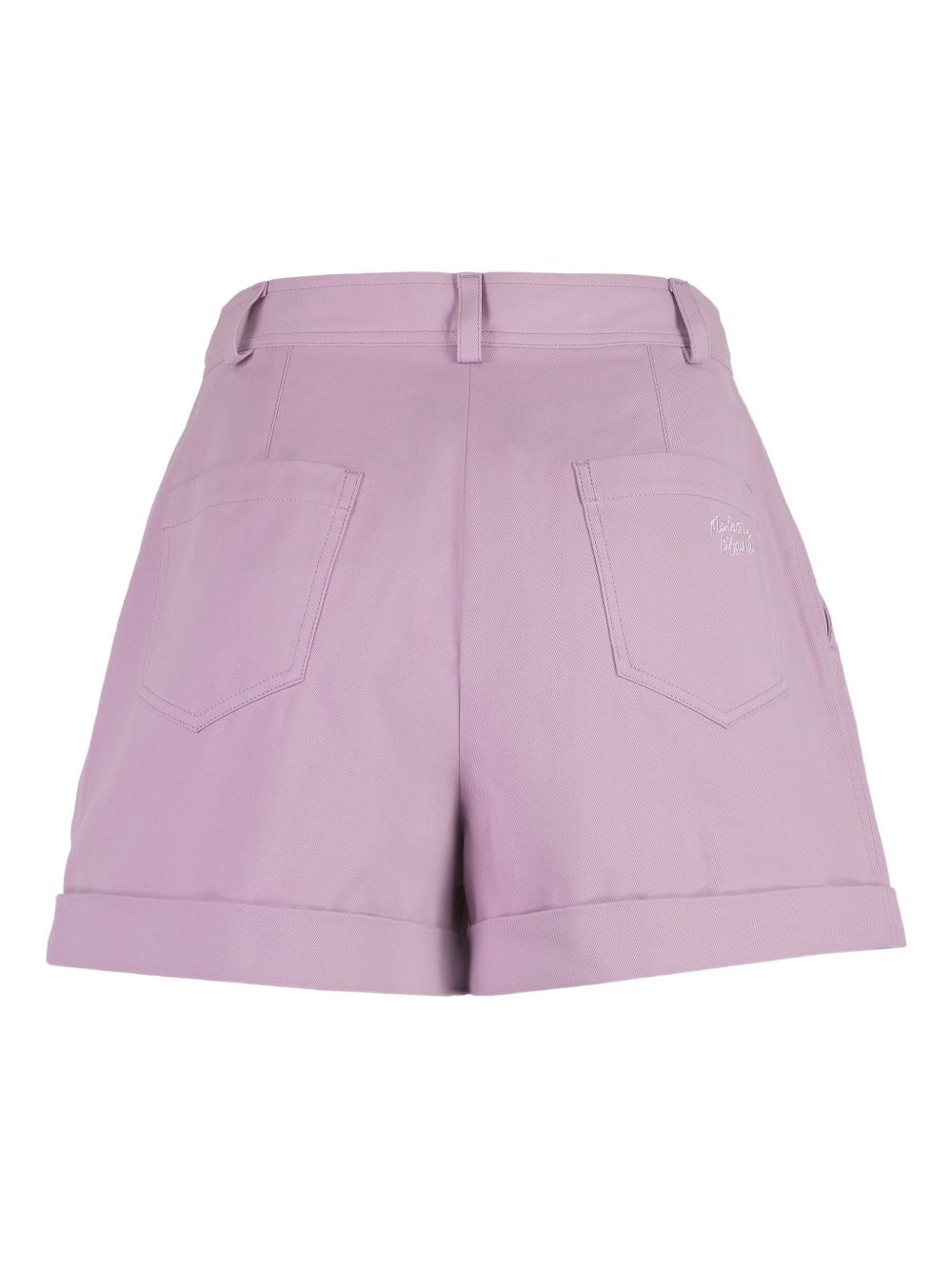 pleat-front shorts - 2
