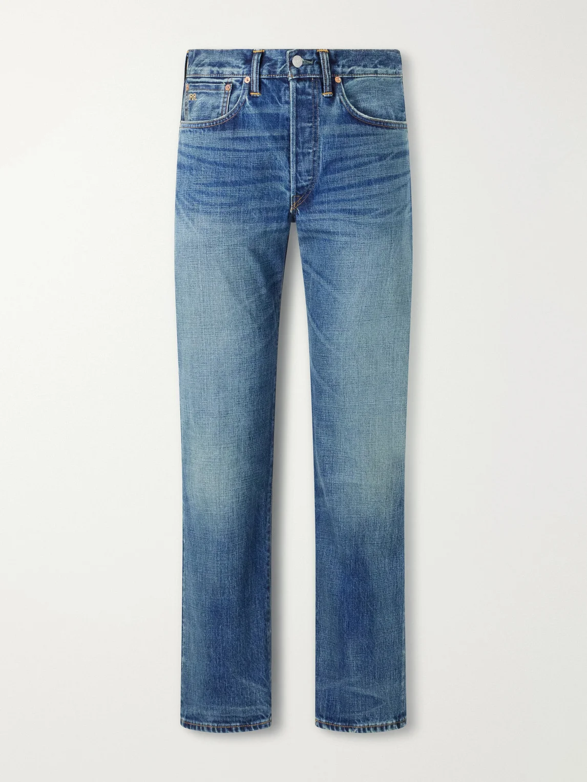 Straight-Leg Selvedge Jeans - 1