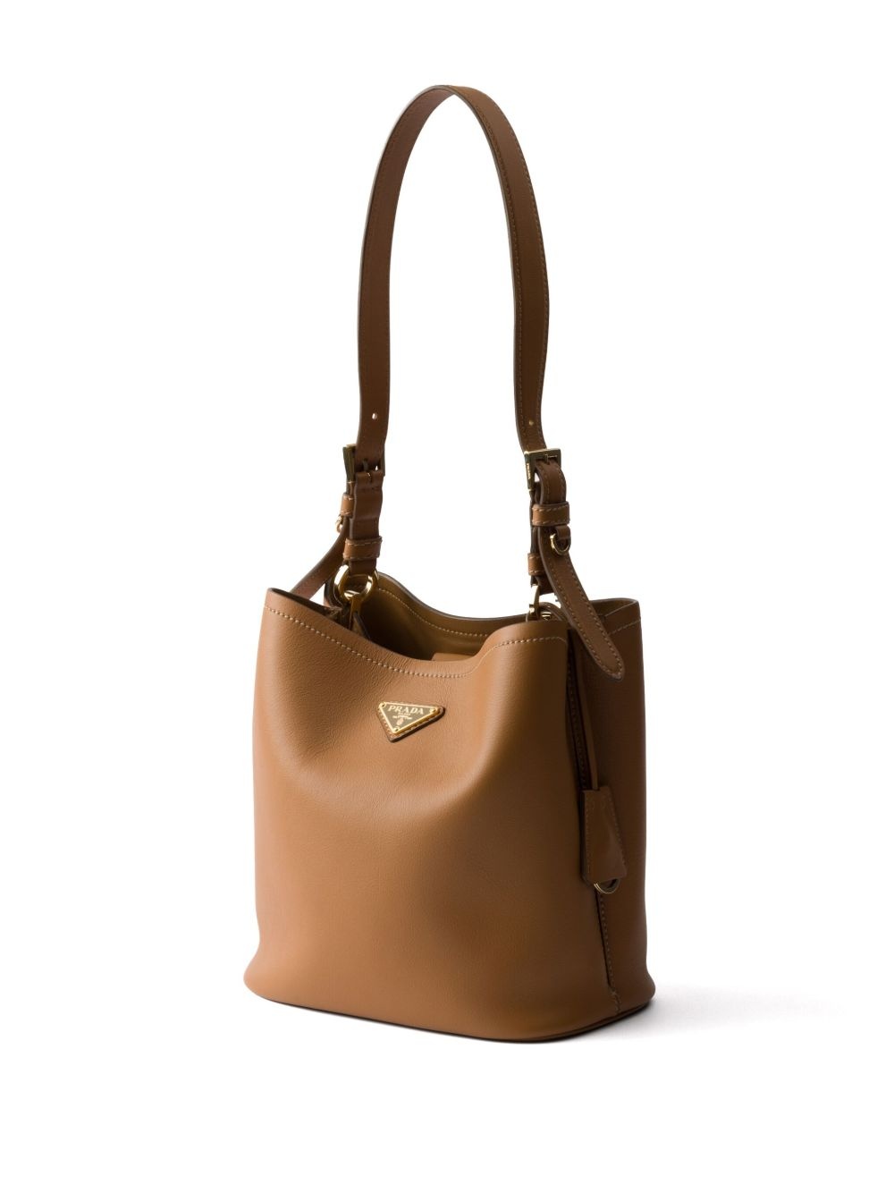 medium leather shoulder bag - 3