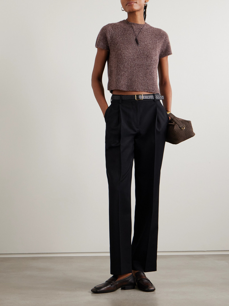 LISA YANG Siona Cashmere And Silk-blend T-shirt outlook