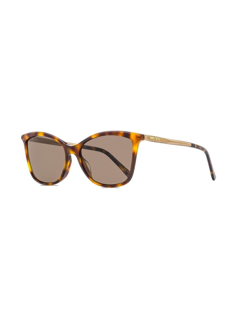JIMMY CHOO Ba tortoiseshell-frame sunglasses outlook