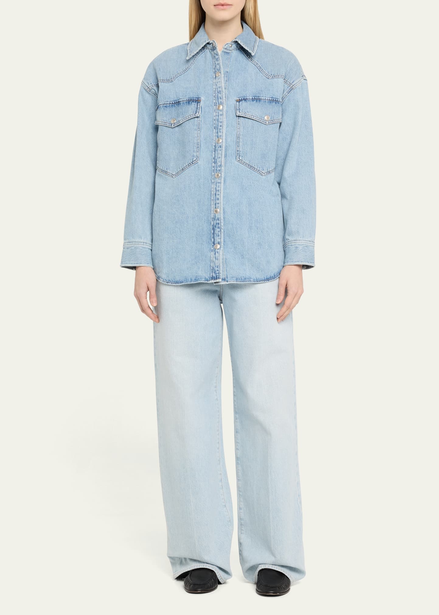 Lotta Long-Sleeve Denim Shirt - 2