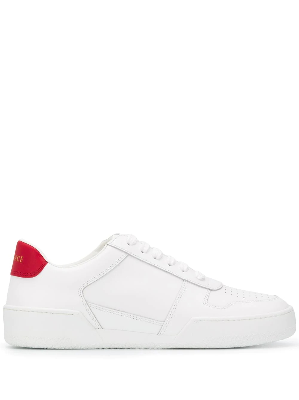 contrast heel counter sneakers - 1