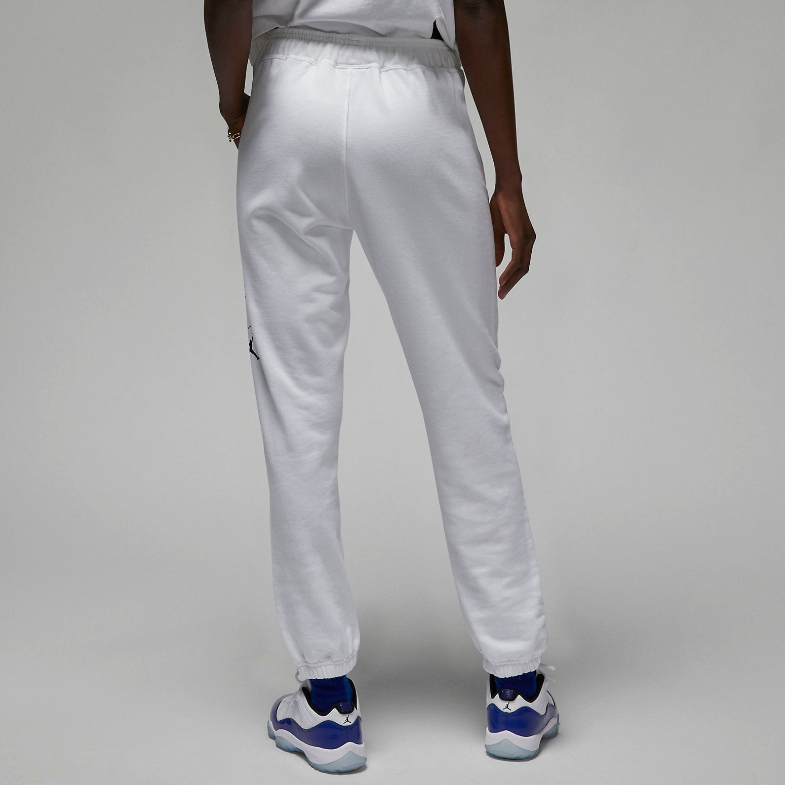 (WMNS) Air Jordan x PSG Fleece Pant 'White' DN3461-100 - 4