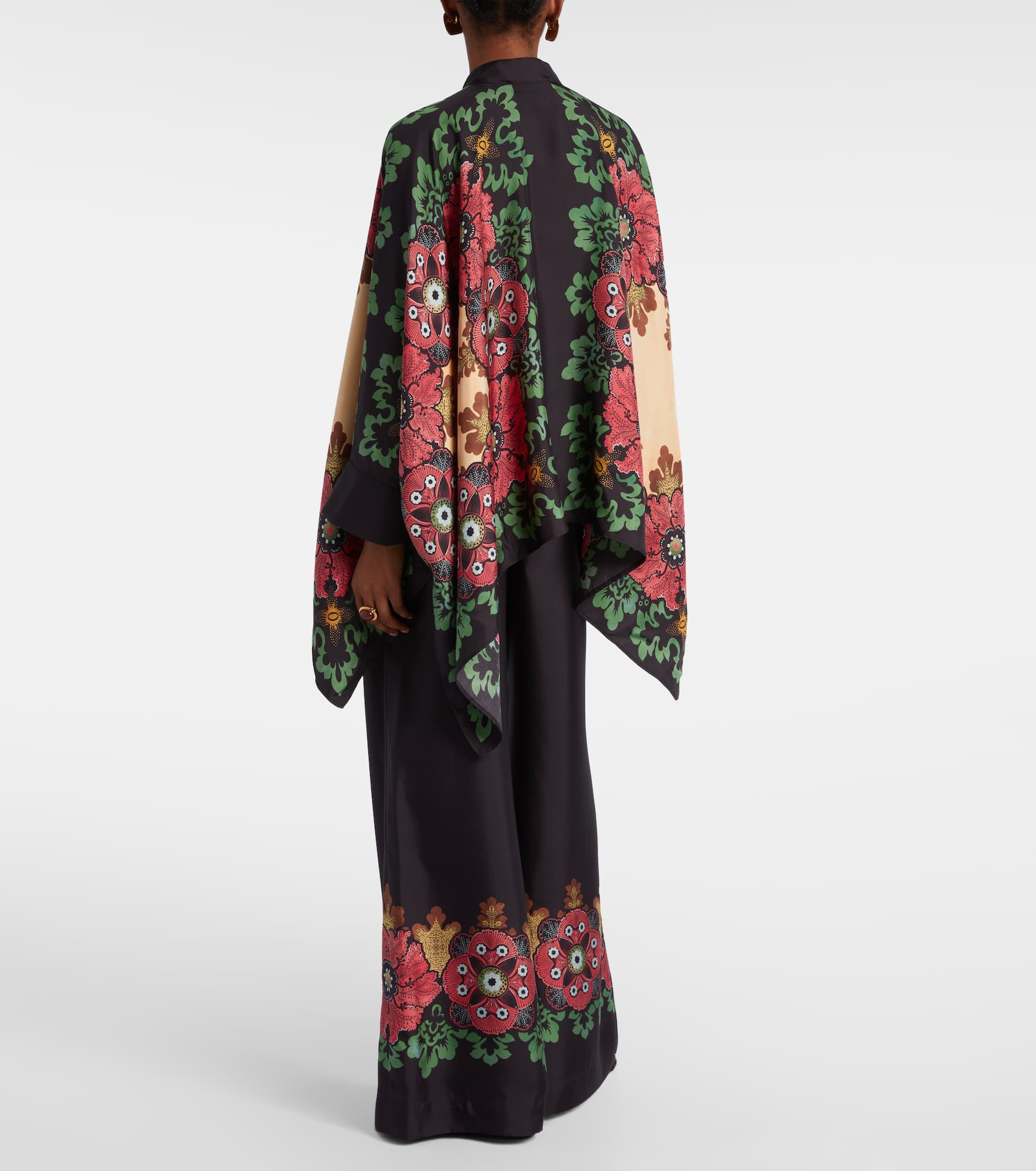Foulard printed silk twill shirt - 3