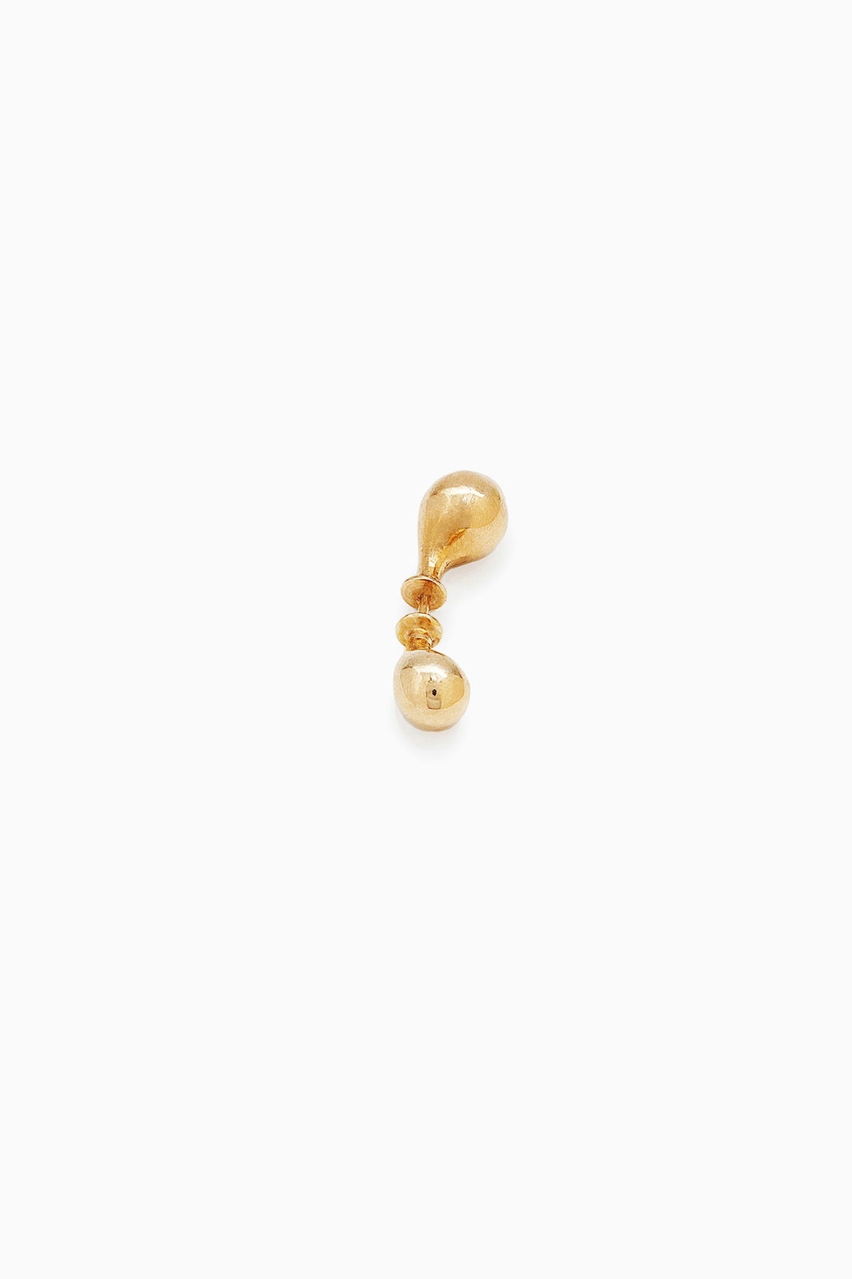 HARI EARRING ONE EARRING GOLD PLATED - 2