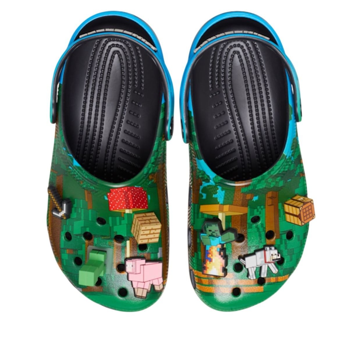 Crocs x Minecraft Clog 'Green Black' 210829-90H - 4