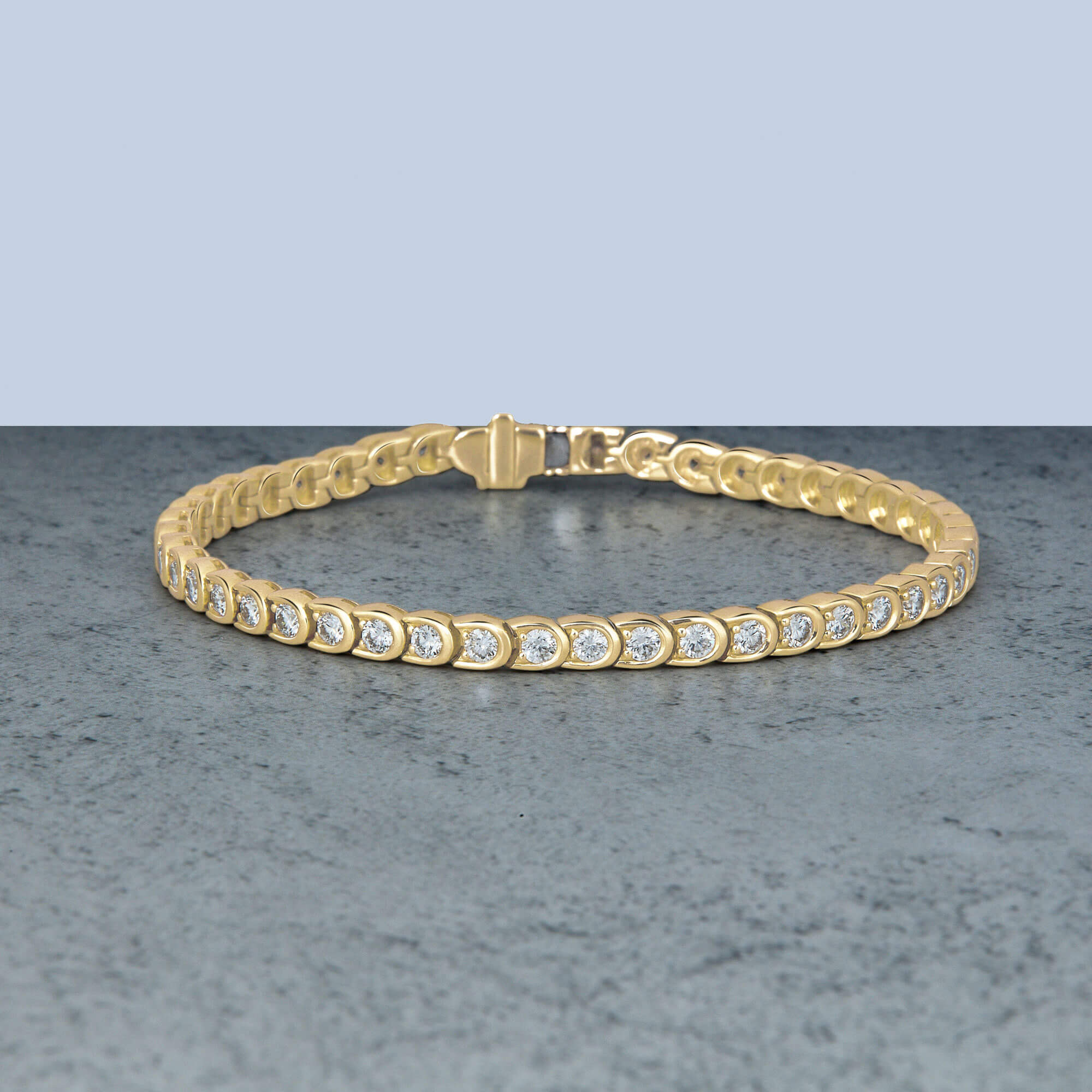 LAB-Created Diamond La Scala Tennis Bracelet - 4