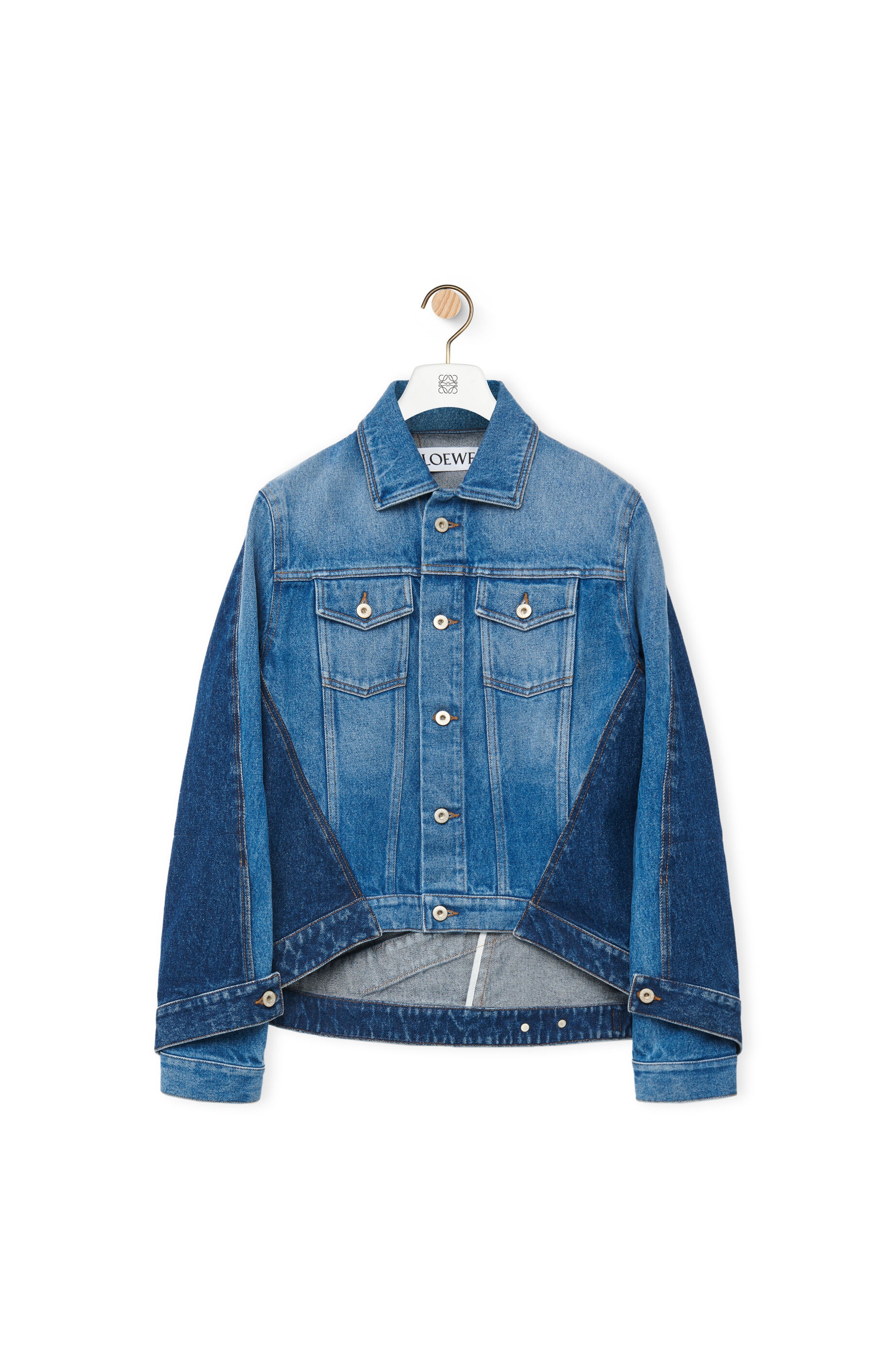 Deconstructed jacket in denim - 1