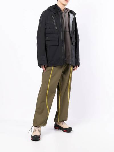 White Mountaineering hooded zipped jacket outlook