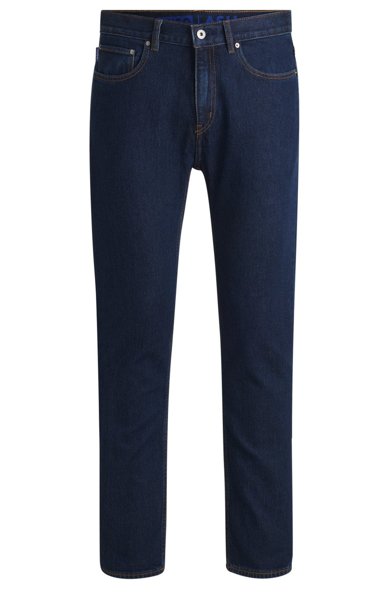 SLIM-FIT JEANS IN DARK-BLUE STRETCH DENIM 1