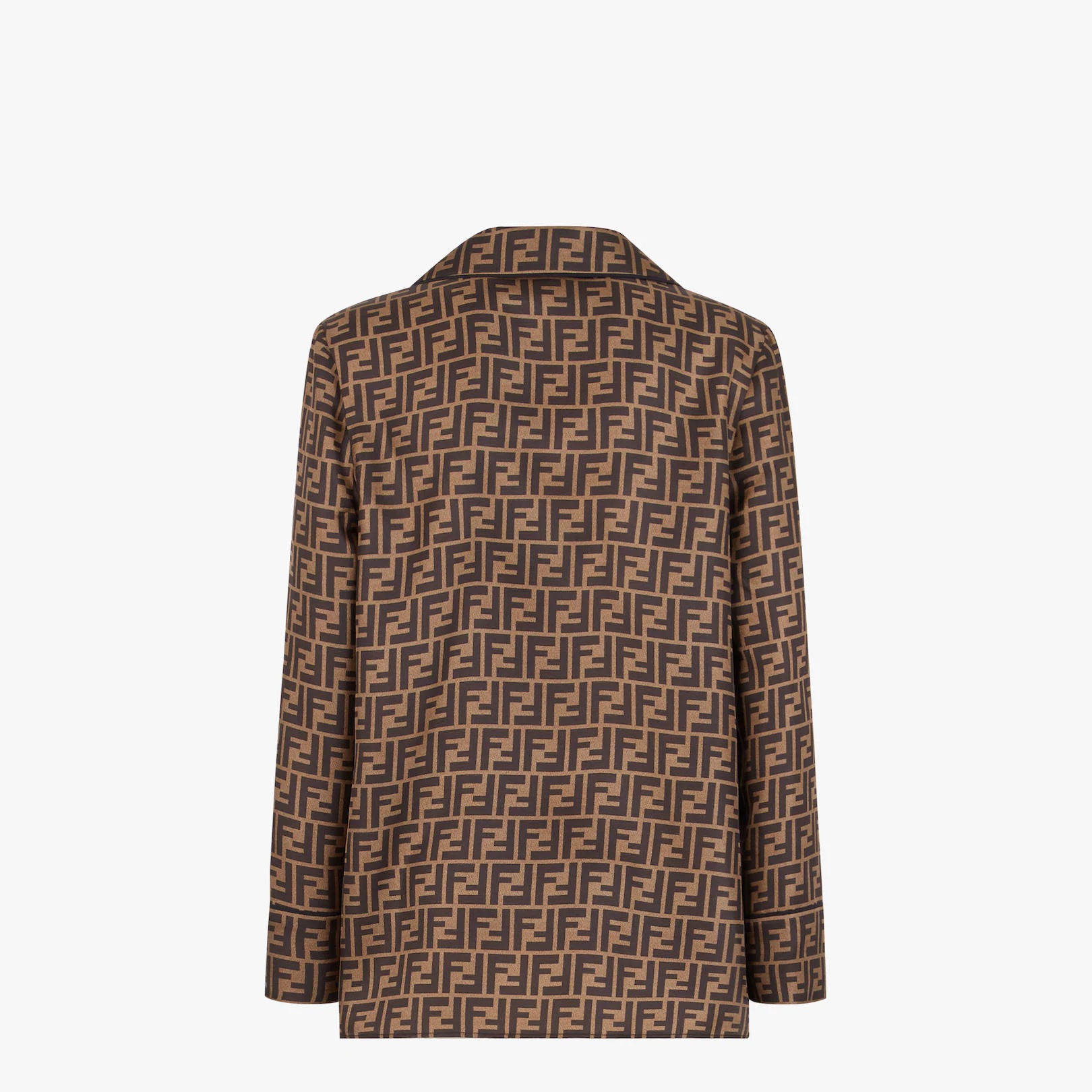 Brown twill shirt - 2