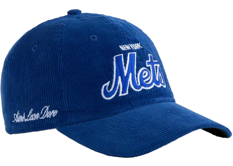 AIMÉ LEON DORE Aime Leon Dore x New Era Mets Corduroy Hat Blue outlook