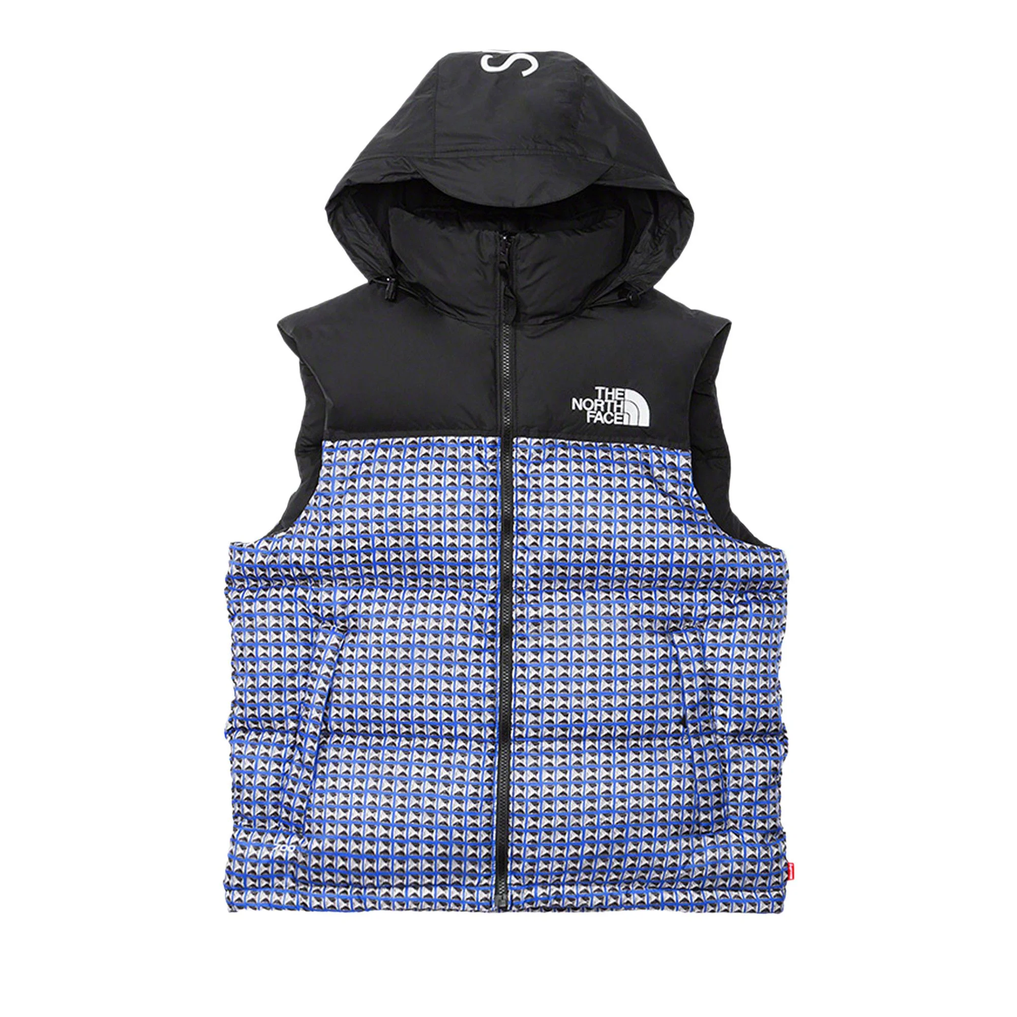 Supreme x The North Face Studded Nuptse Vest 'Royal' - 1