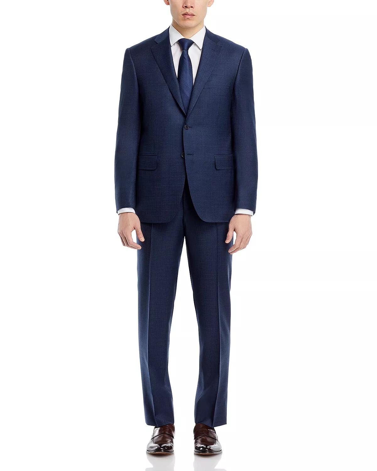 Siena Sharkskin Micro Check Classic Fit Suit - 3