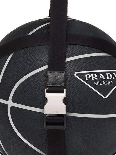 Prada harness carrier logo-print basketball outlook