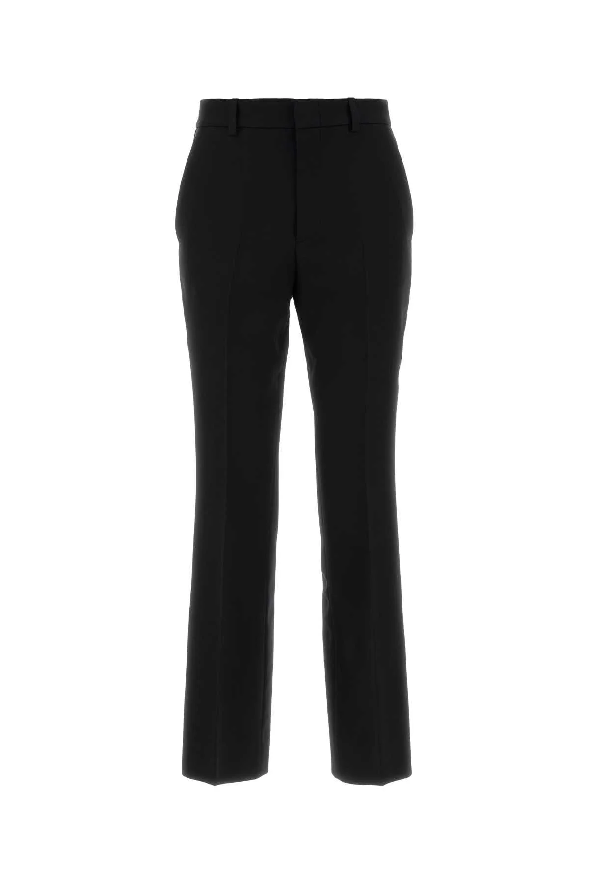 Black Cady Pant T Silk Woolmother Pearl Pantaloni - 1