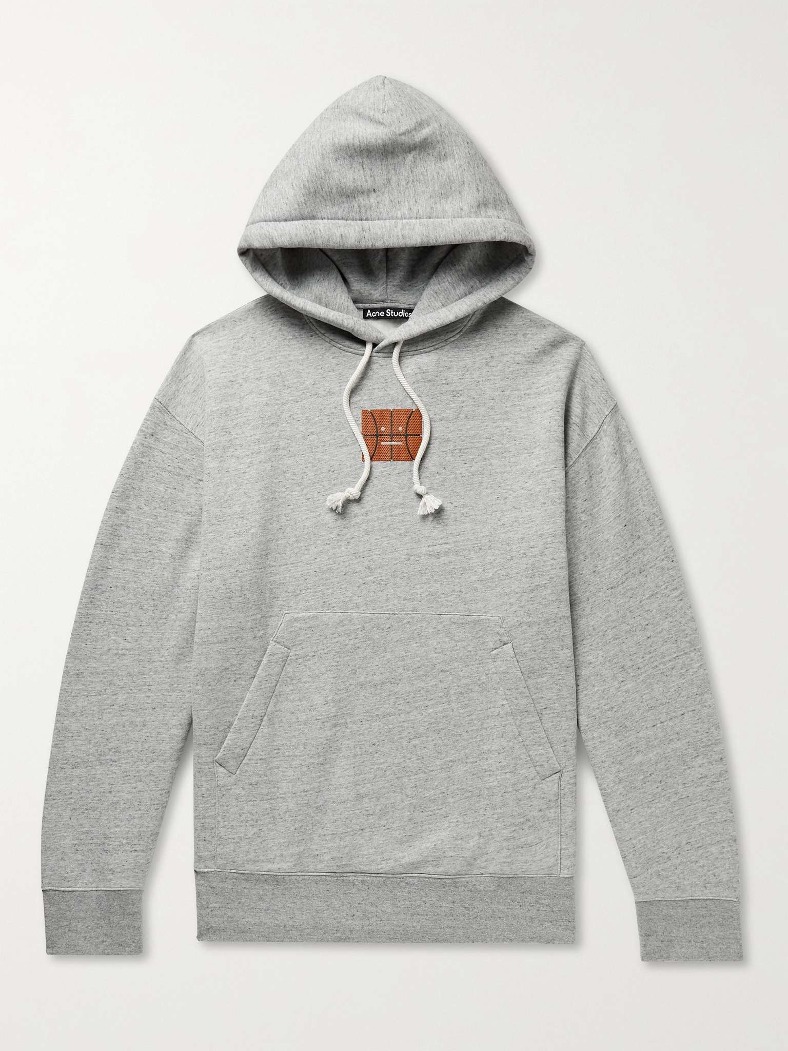 Logo-Appliquéd Jersey Hoodie - 1