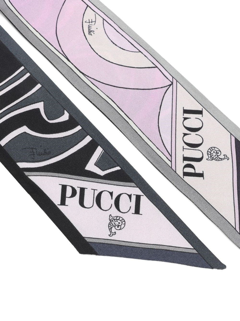 Printed silk foulard - 2