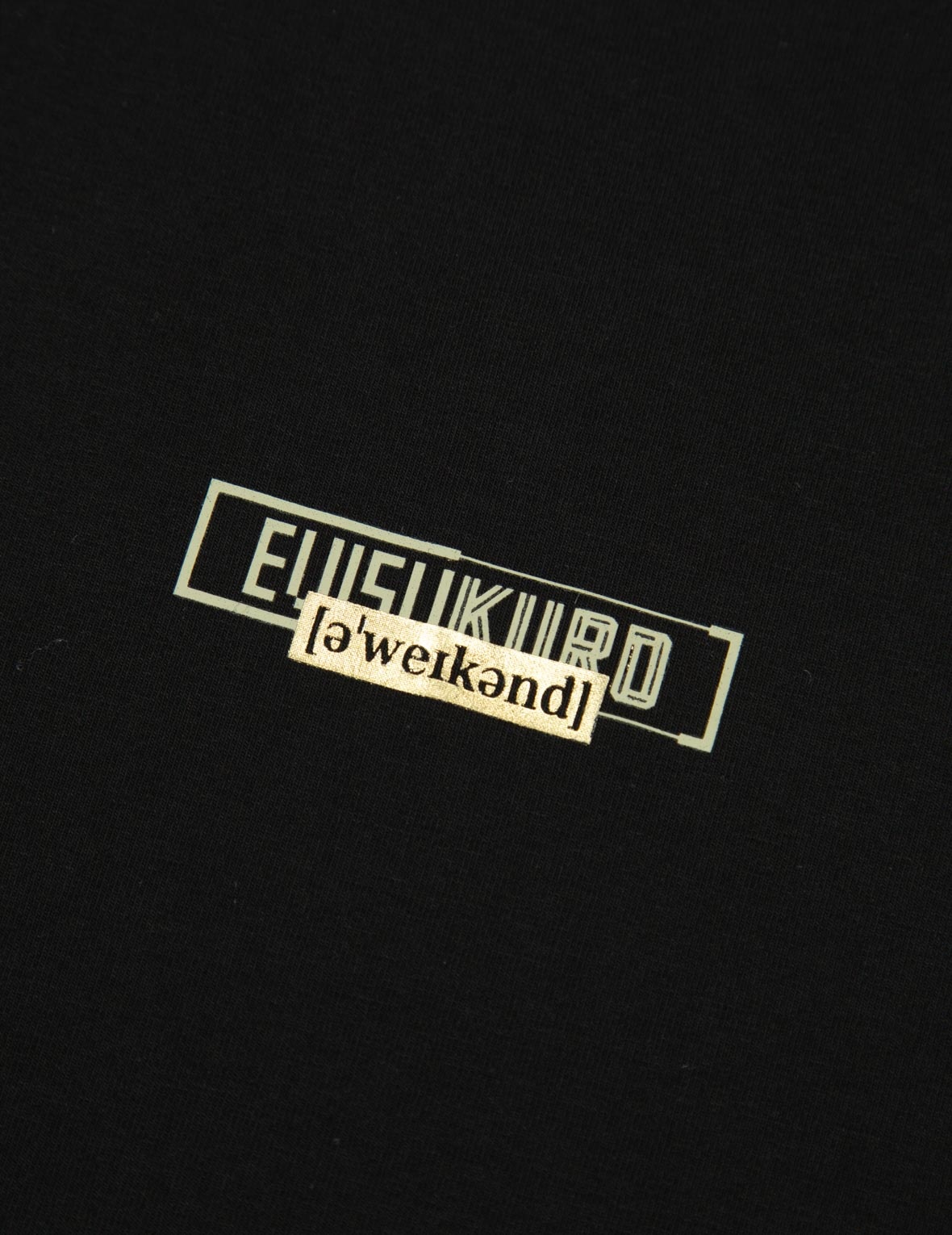 Multi Logo Foil Print Asymmetric T-Shirt - 11