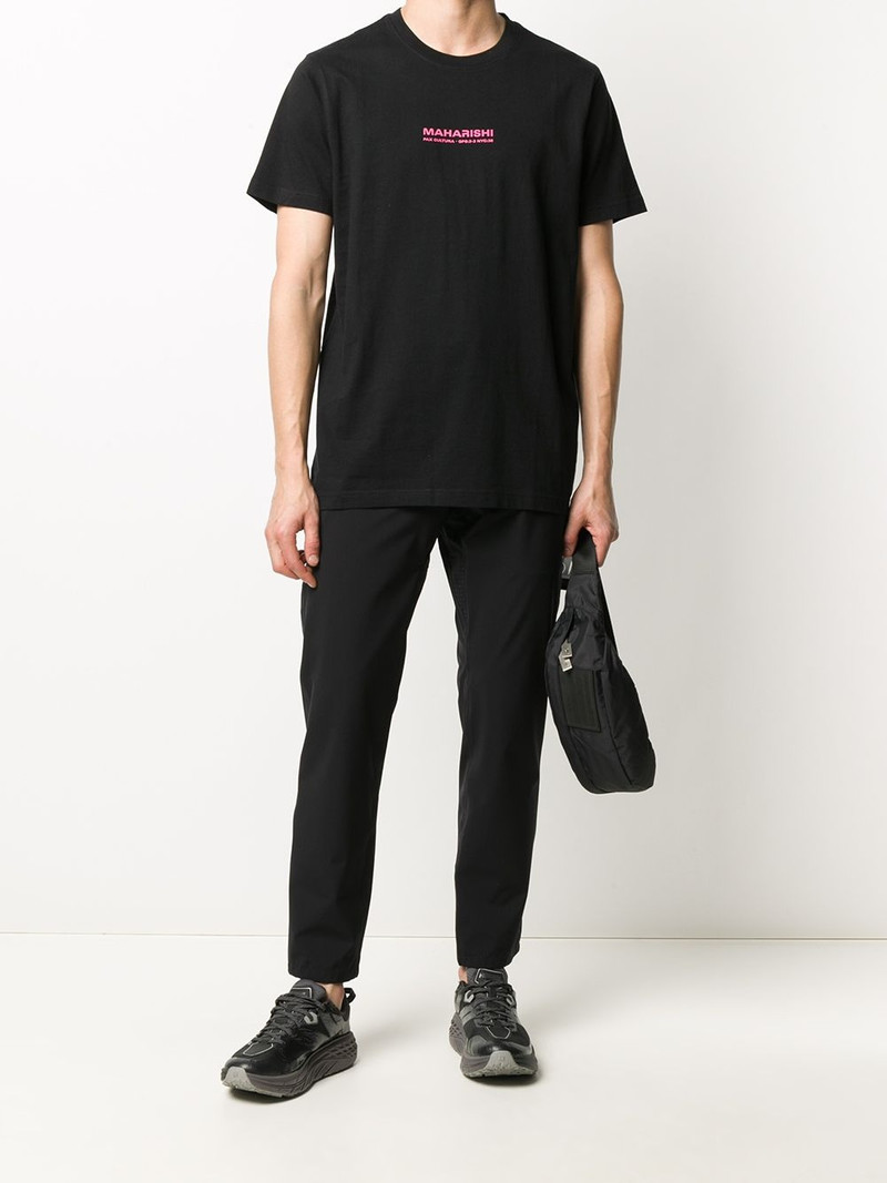 MAHARISHI logo print T-shirt outlook