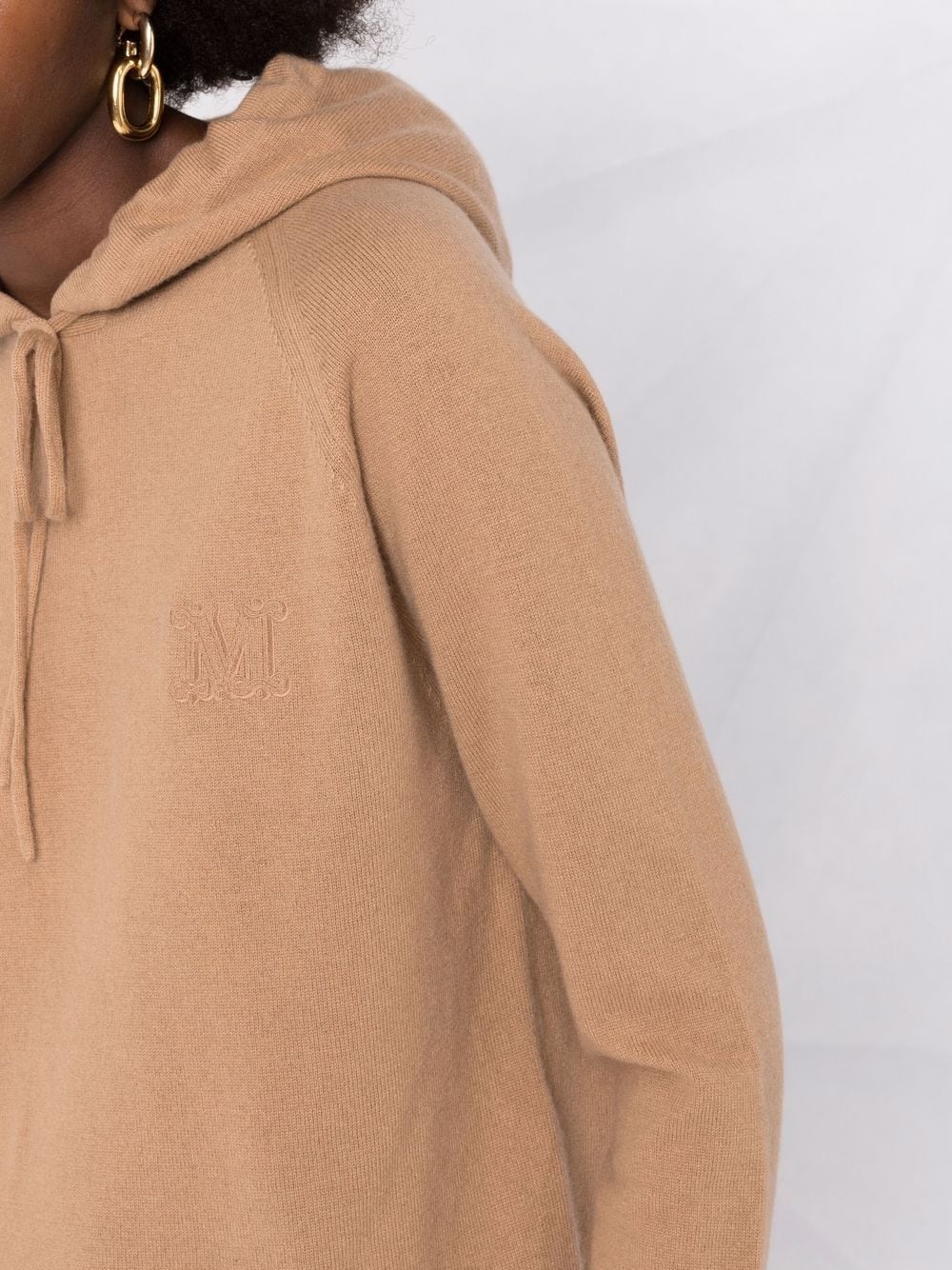 pullover cashmere-wool hoodie - 3