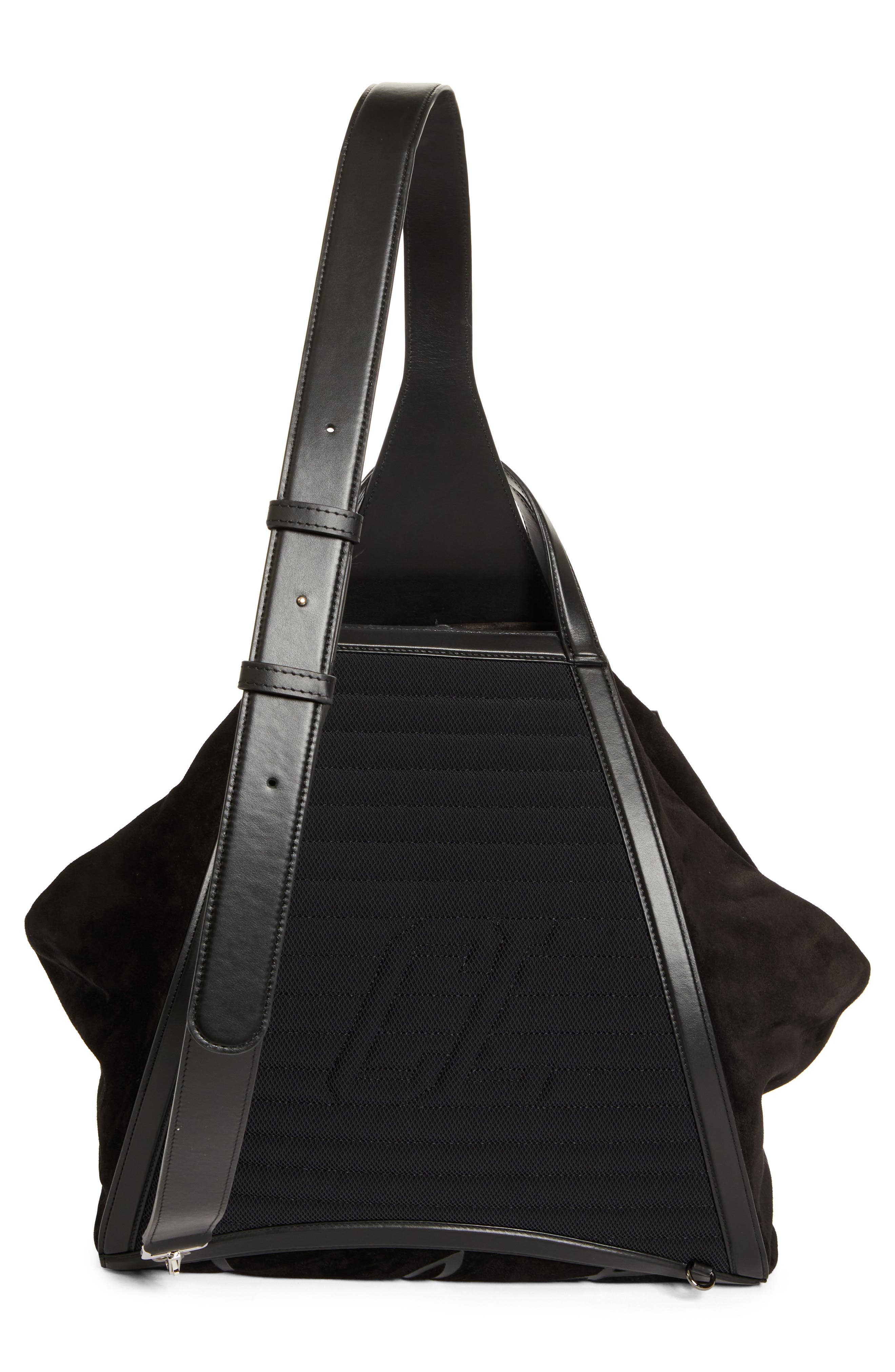Christian Louboutin Crosta Pyramid Hobo Sling Bag in Black at Nordstrom - 2