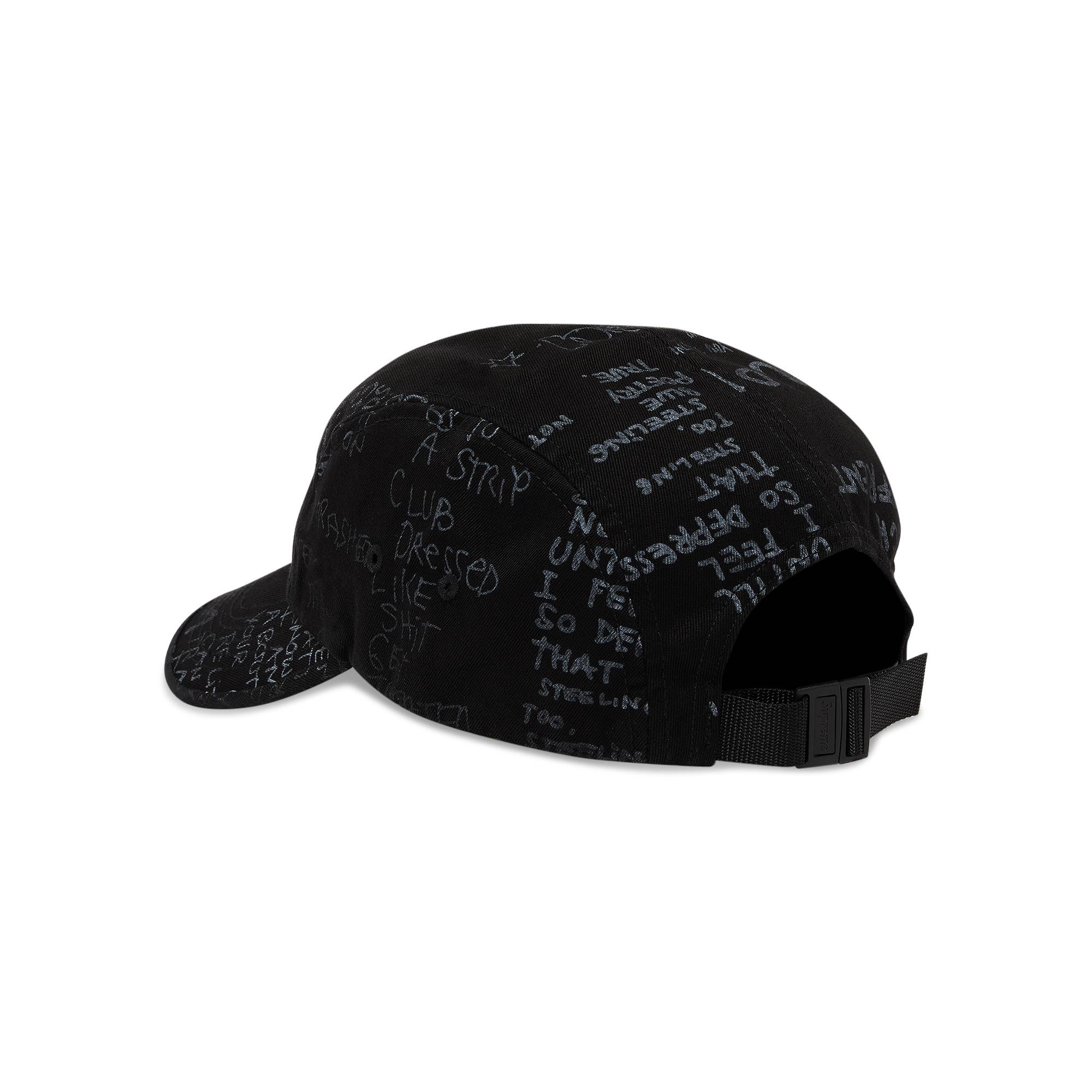 Supreme Gonz Poems Camp Cap 'Black' - 3