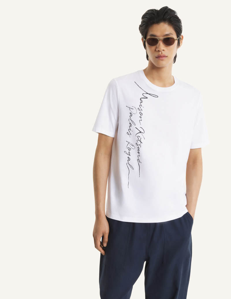 POETIC SCRIPT LIGHT REGULAR TEE-SHIRT 4