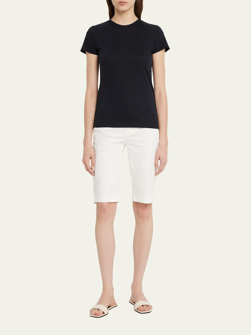 Vince Essential Crewneck Pima Cotton Tee outlook