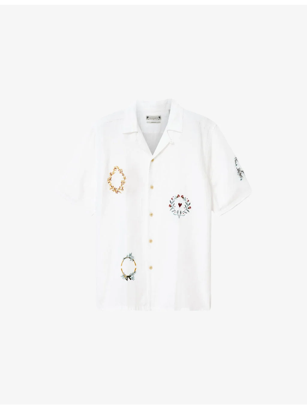 Deck Graphic-Embroidered Linen Shirt - 1