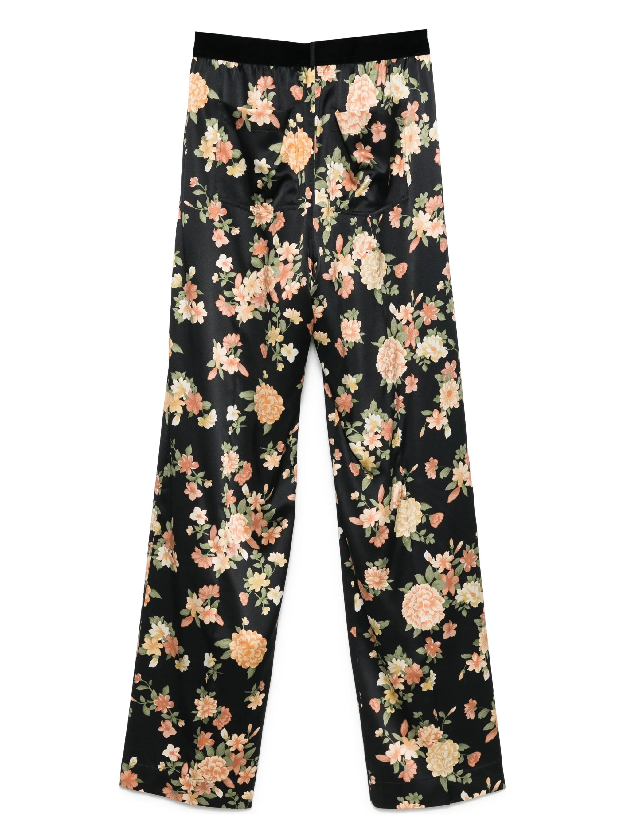 floral-print pajama trousers - 2