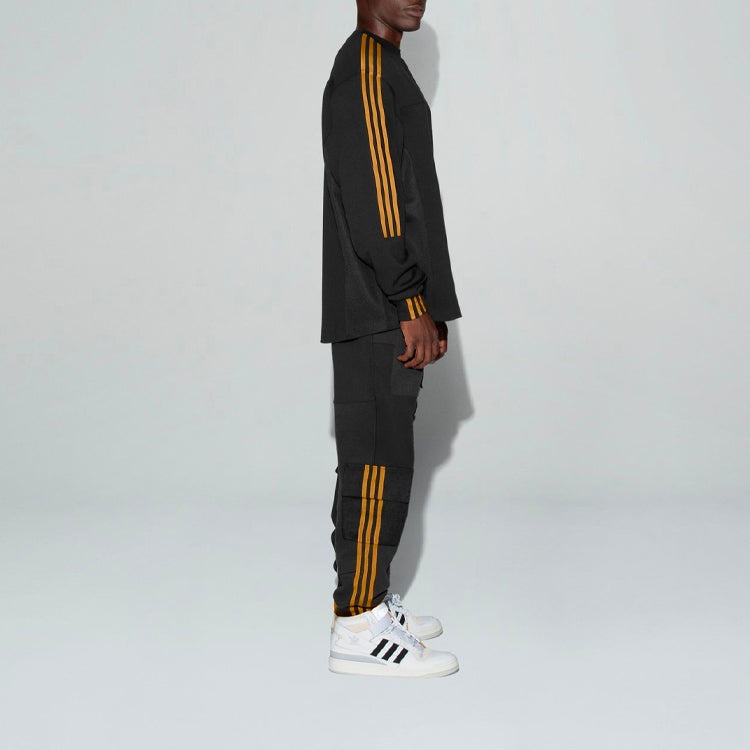 adidas originals x Ivy Park Crossover Cargo Sweatpants Couple Style Black H38828 - 8